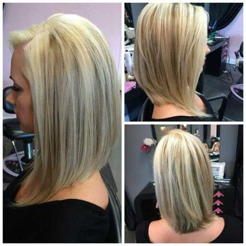 Inverted Long Bob Hairstyle for Women