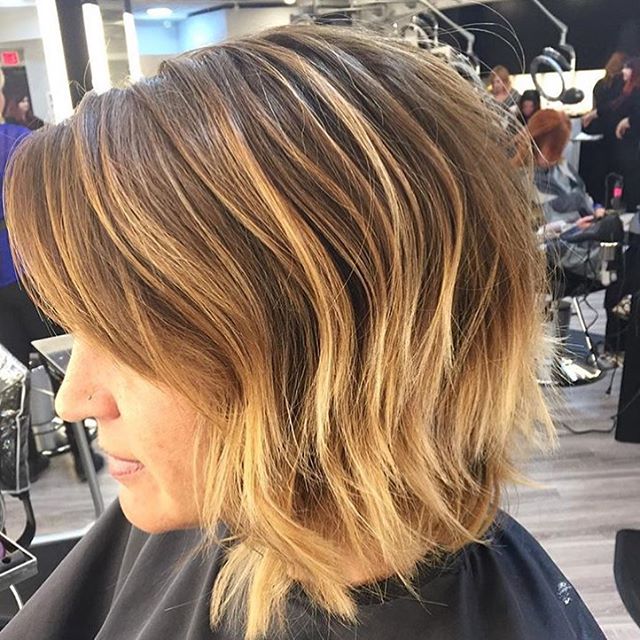 Tousled Layered Bob