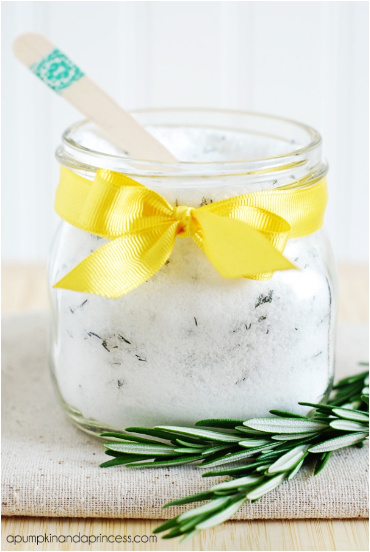 Lemon Rosemary Bath Salts