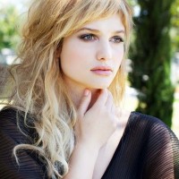 Long Curly Hairstyle with Bangs