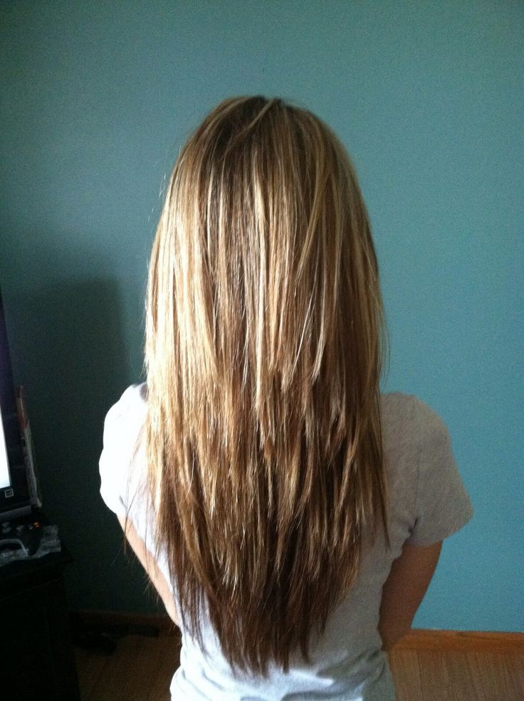 Long Layered Straight Hairstyle