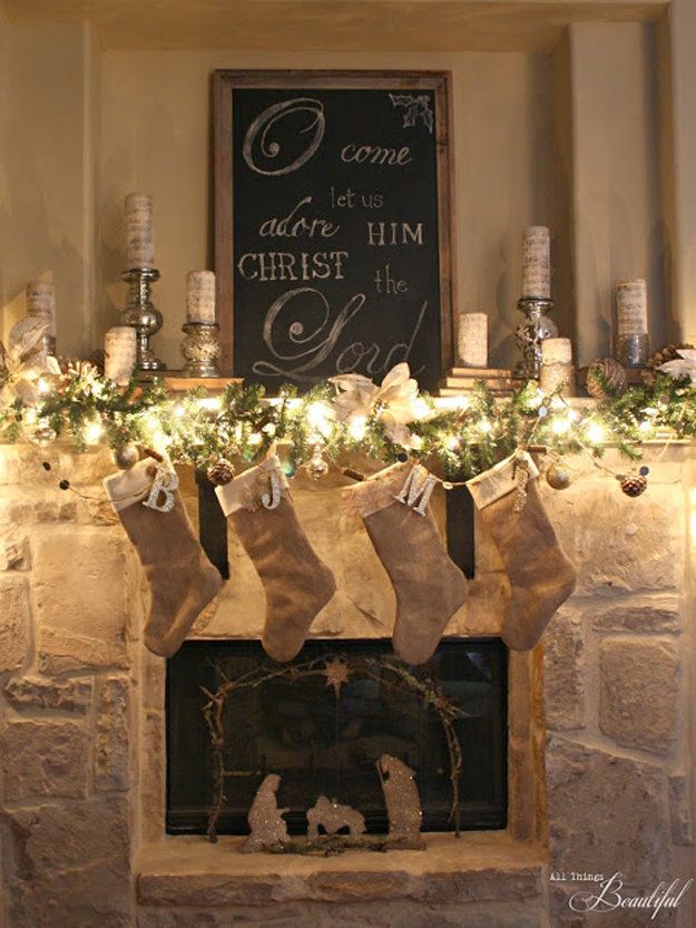 Mantel Decorating Idea