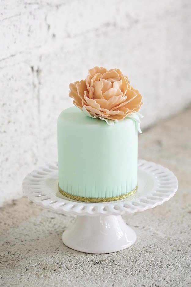 Mint-green Cake