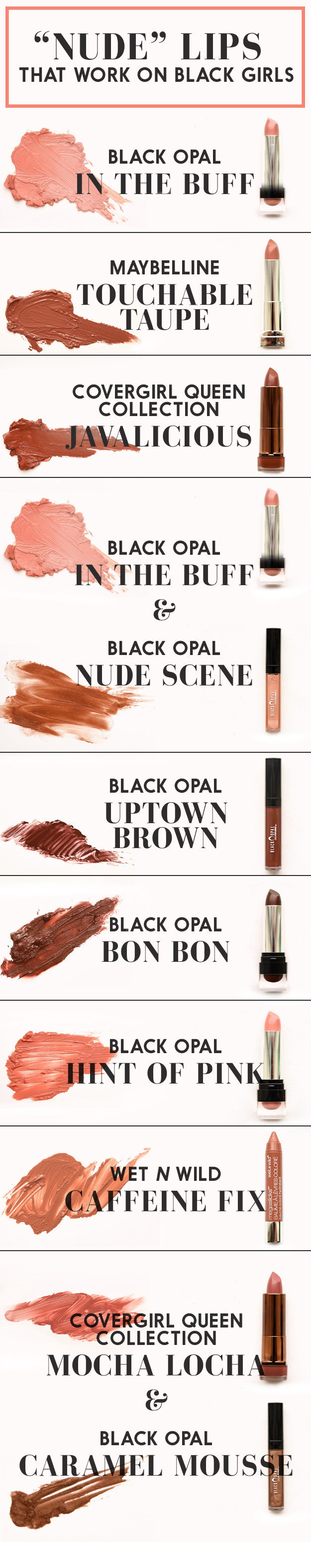 Nude Lipsticks