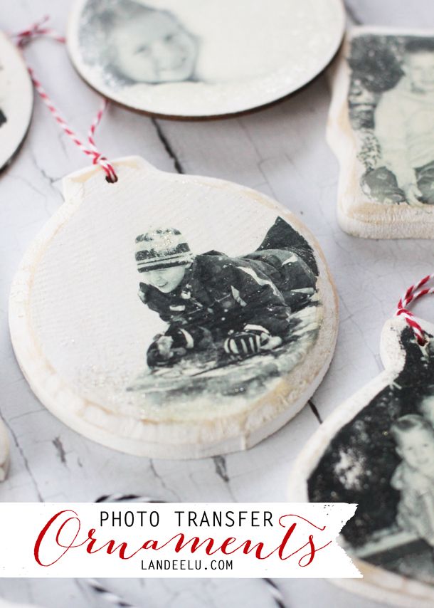 Photo Transfer Ornaments