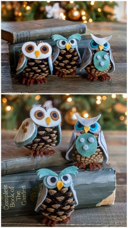 Pinecone Owls