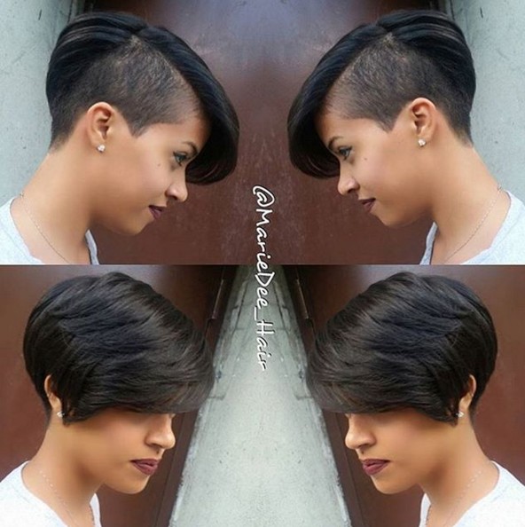 Asymmetric Short Hairstyle