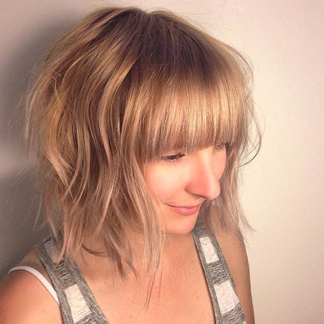 22 Chic Bob Hairstyles with Bangs - Pretty Designs