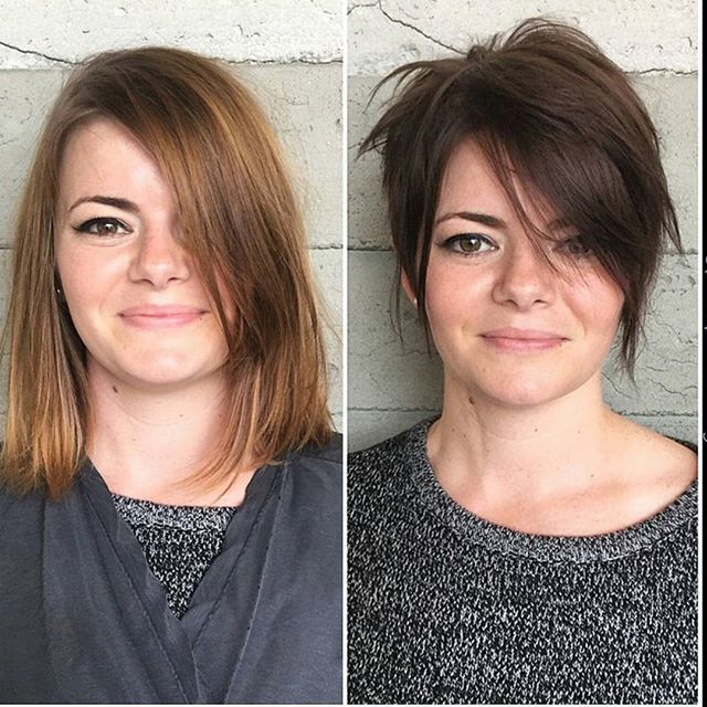 short messy pixie cut for round faces