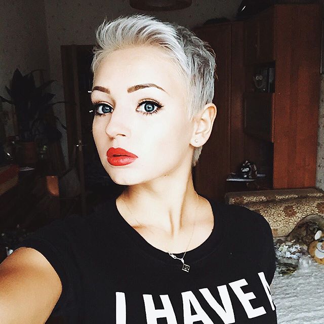 very short haircut for women -pixie cut