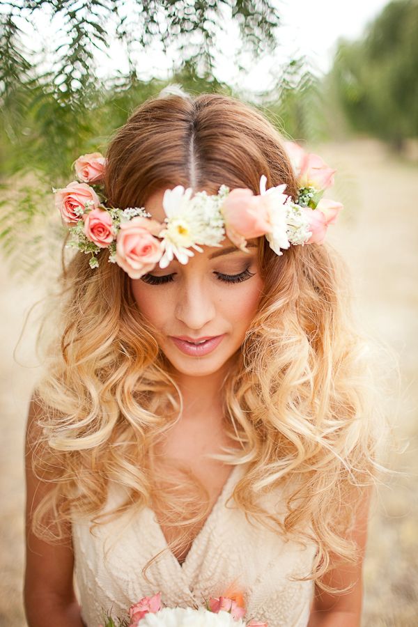 Boho-Chic Wedding Hairstyle