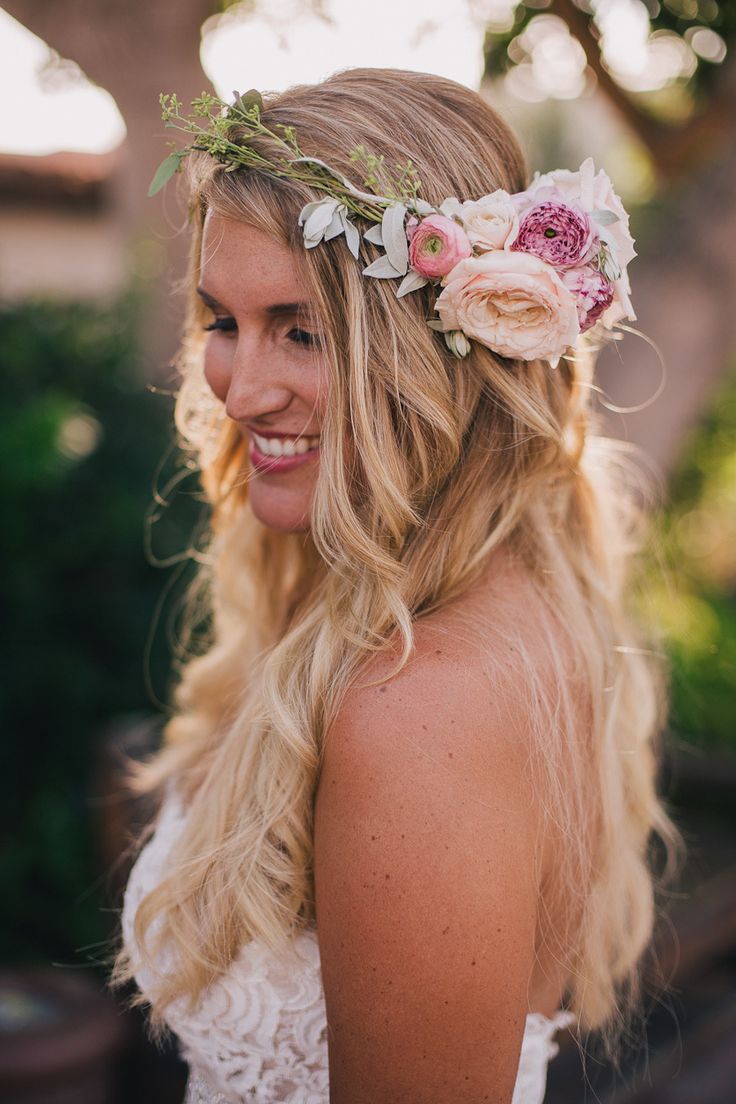 Boho-Chic Wedding Hairstyle