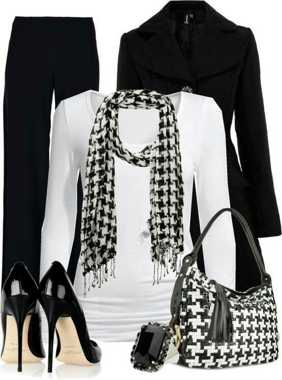 Easy Black and White Outfit