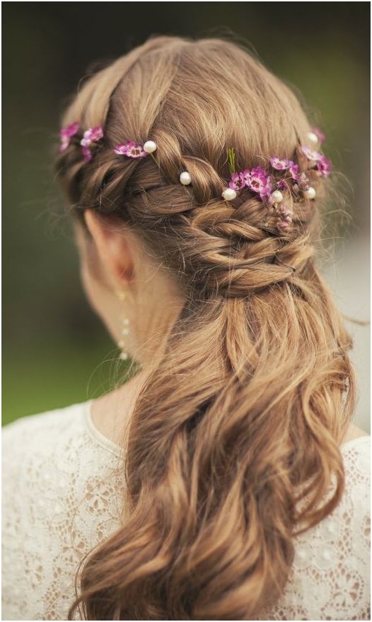 Easy Half Up Braid for Wedding Hairstyles