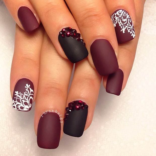 Glamorous Matte Nails