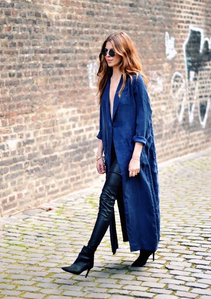 Long Denim Coat