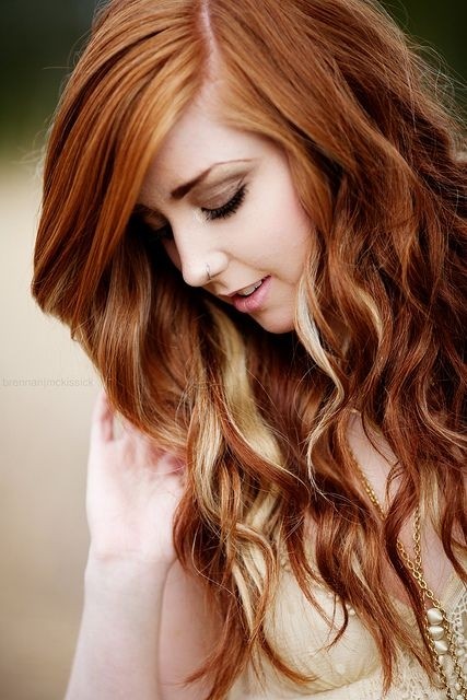 Long Wavy Red Hairstyle