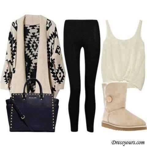 Oversized Cardigan and Leggings