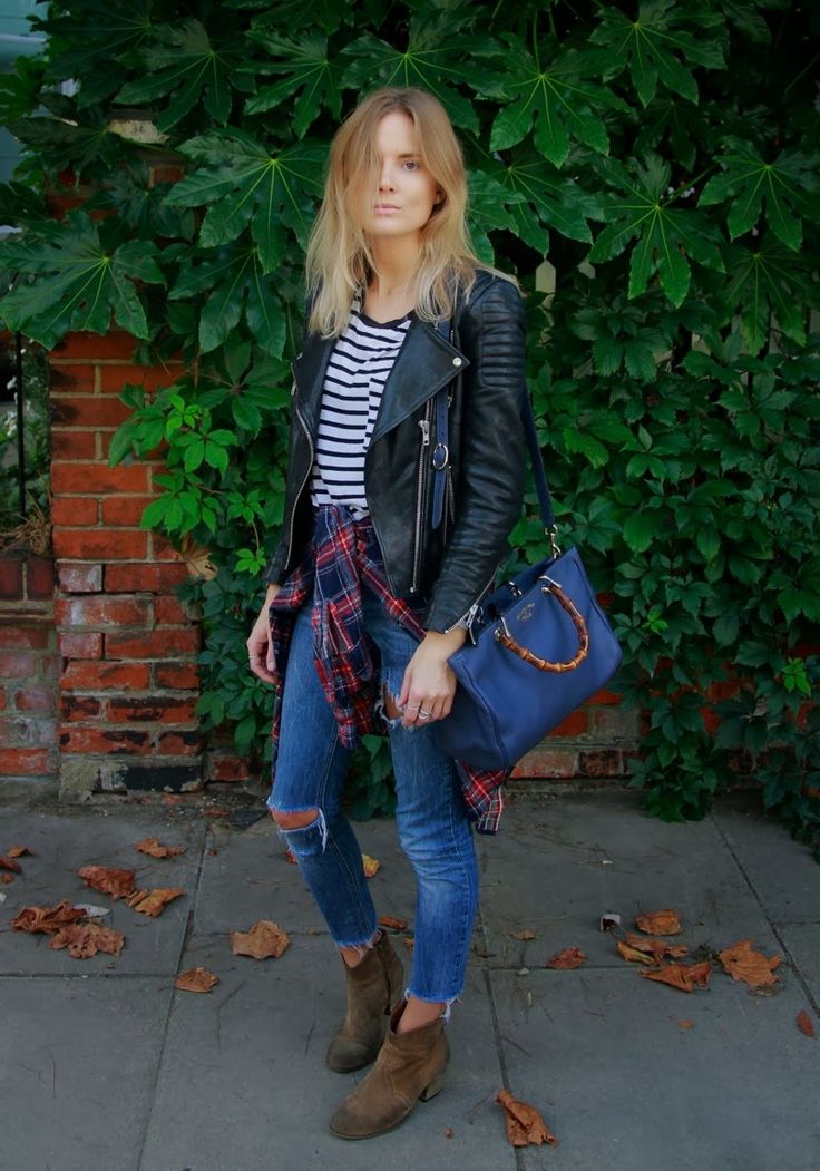 Ripped Jeans and Boots