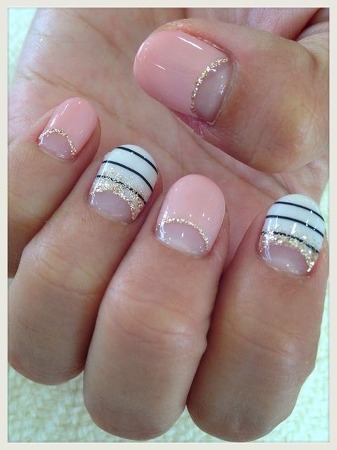 Rose Quartz Nail Design