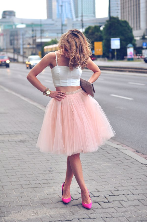 tulle skirt outfit