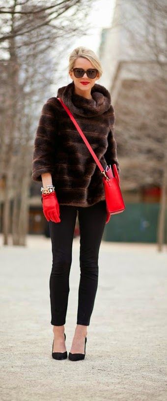 Short Faux Fur Coat