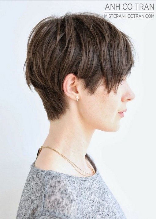 Short Layered Pixie Hairstyle