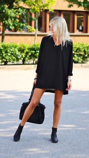 Simple Black Dress