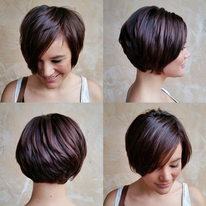 Stacked Pixie Hairstyle for Women Over 30
