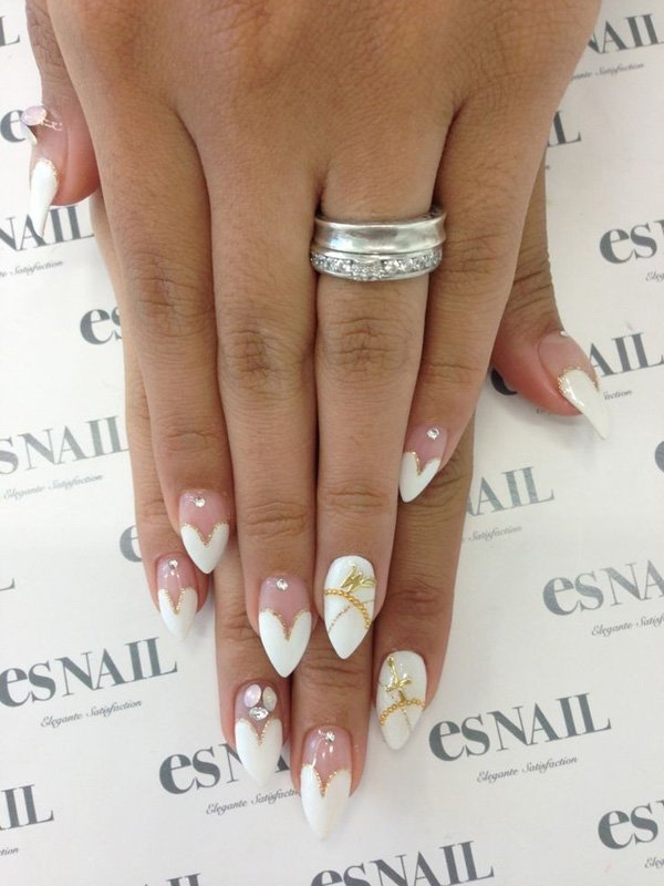 Stunning Wedding Nail Design