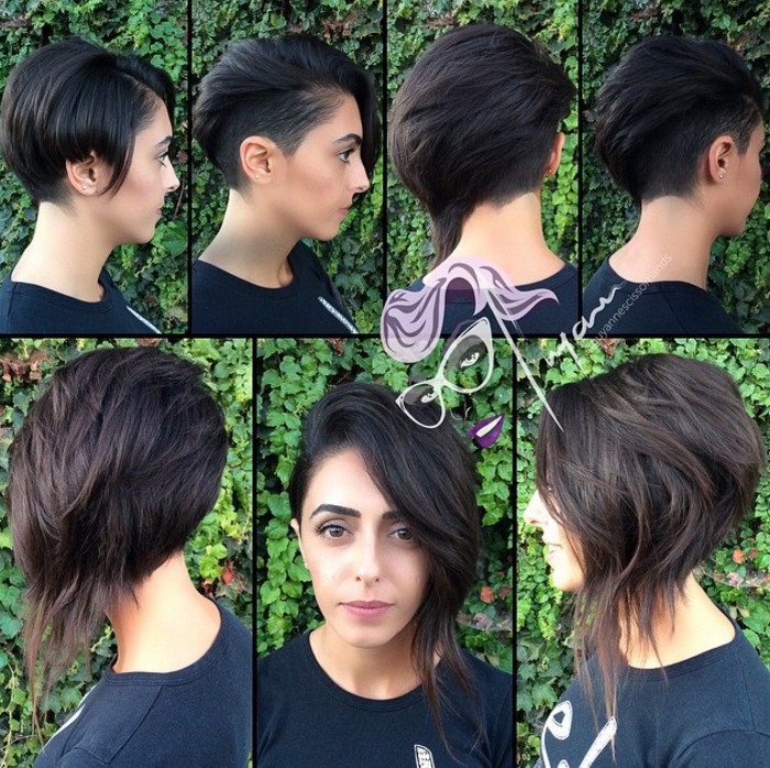 Stylish Long Pixie Hairstyle