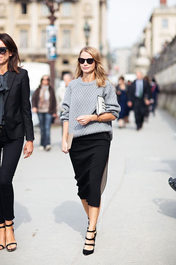 Sweater and Pencil Skirt