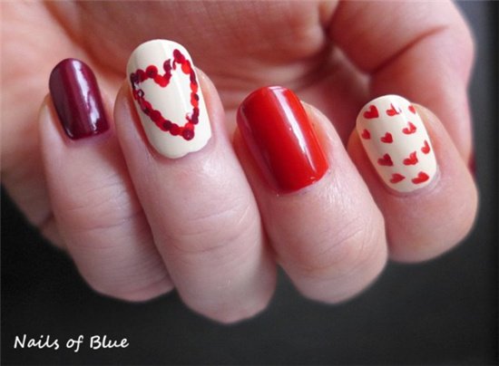 Valentine' s Day Nail Design