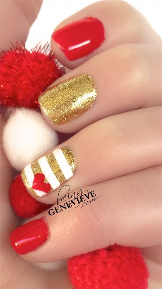 Valentine' s Day Nail Design