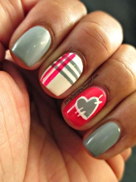 Valentine' s Day Nail Design