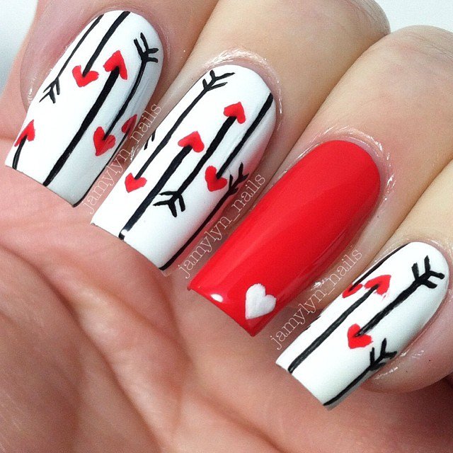 Valentine' s Day Nail Design