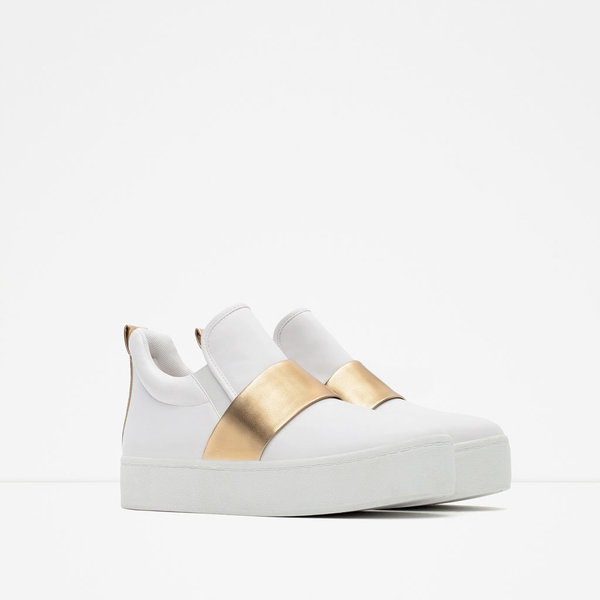 Zara High-Top Sneakers