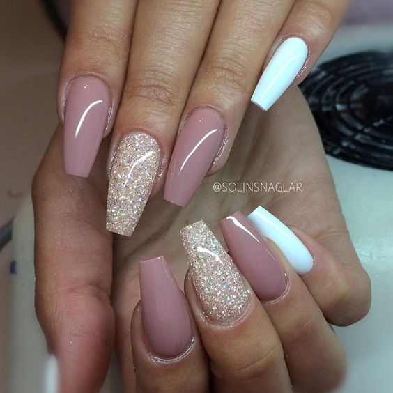 Beige Nail Design