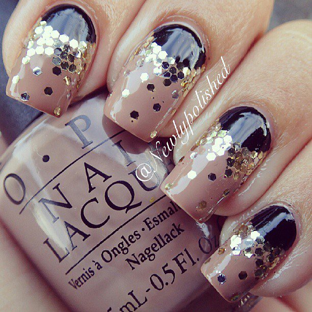 Beige Nail Design