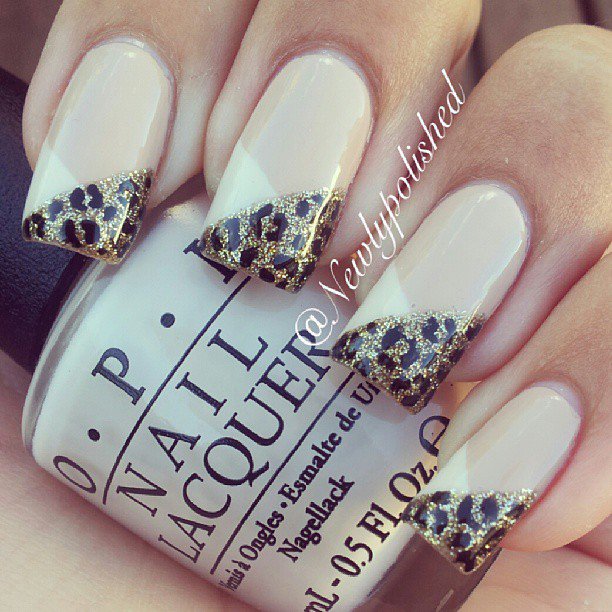 Beige Nail Design