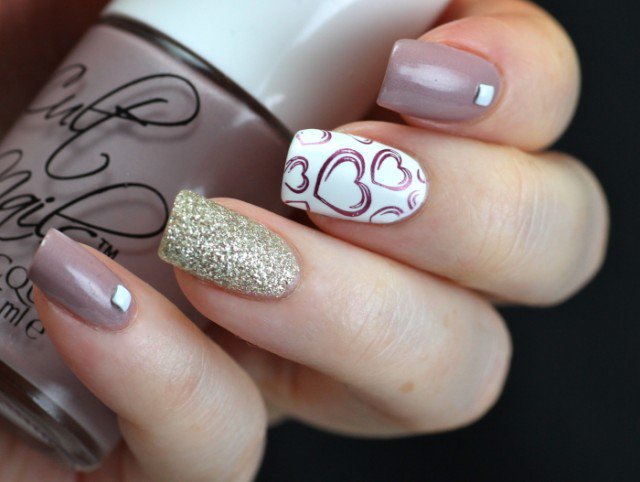 Beige Nail Design