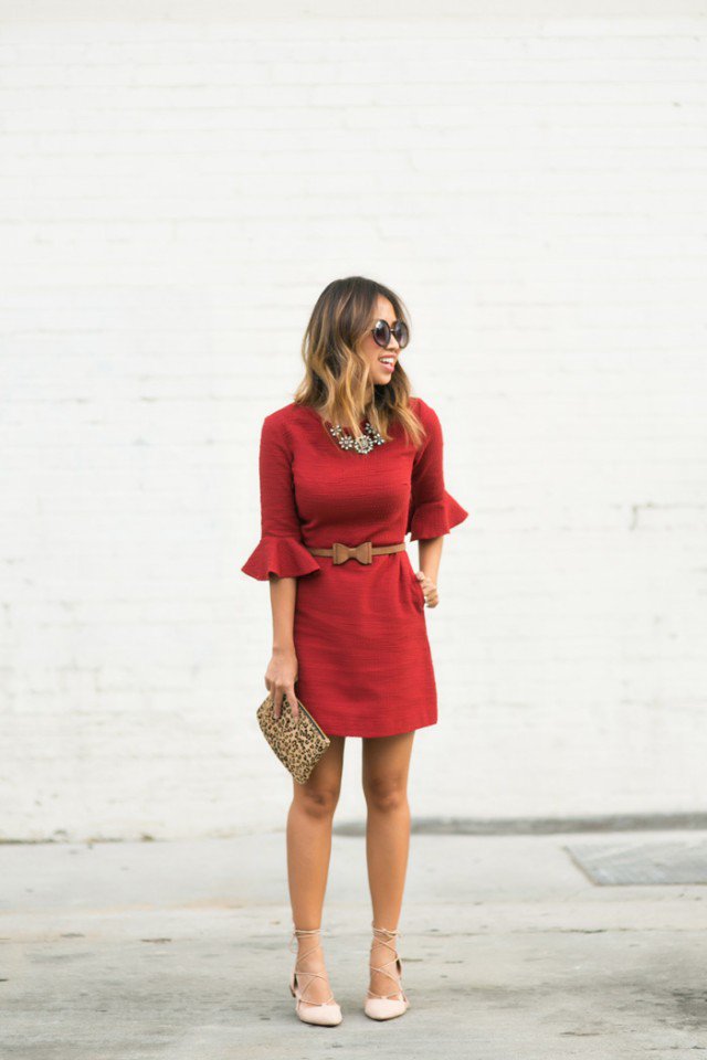 Bell Sleeve Dress