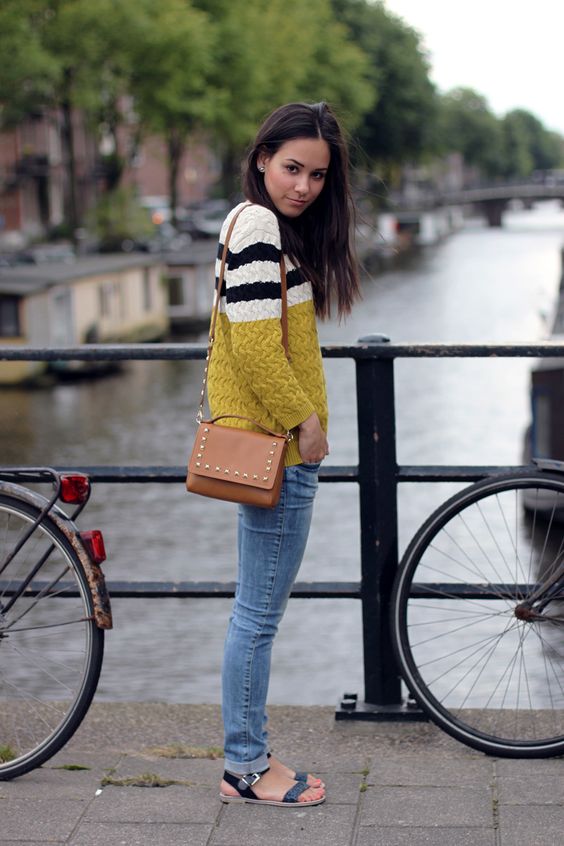 Bright Strip Sweater