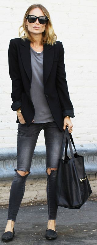 Classic Black Blazer