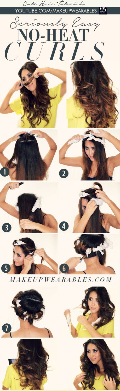 Easy No-Heat Curls