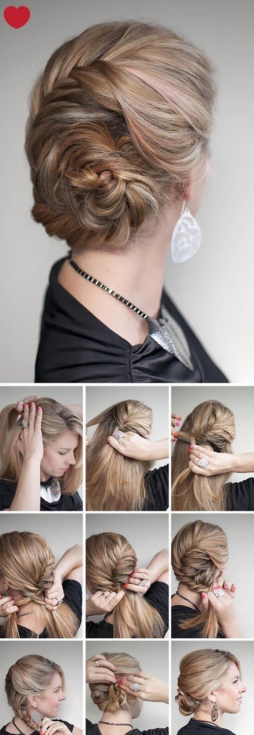 French Braid Updo