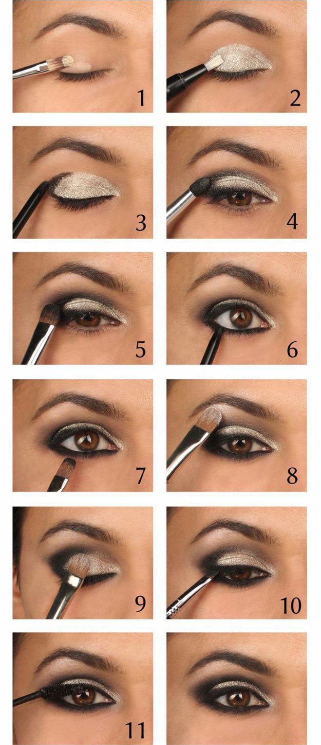 Golden Eye Makeup Idea