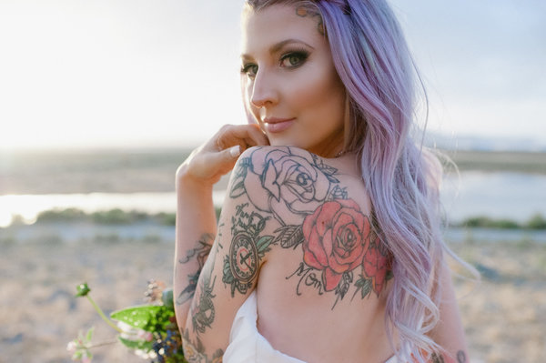 Long Wavy Purple Hairstyle