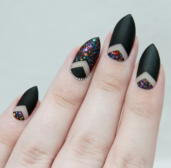 Negative Space Nails