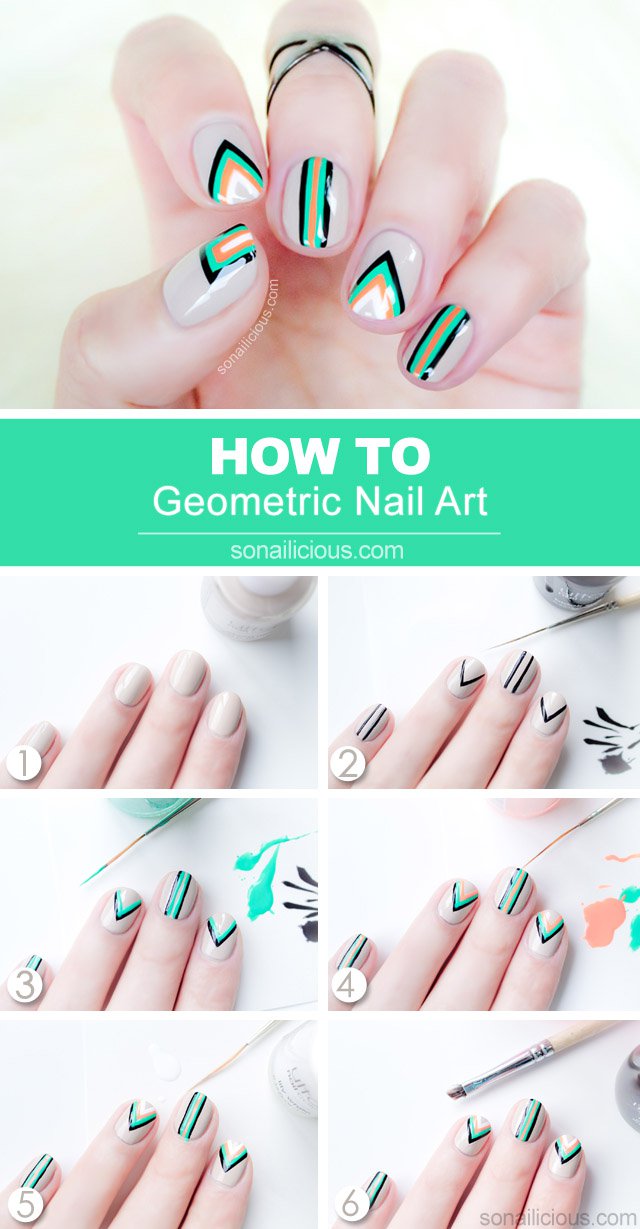 Negative Space Nails